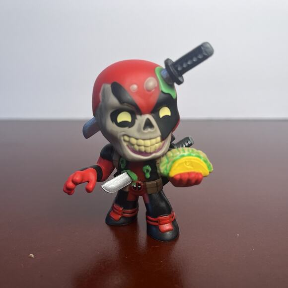 Funko Mystery Bobble Head Zombie Mystery Minis Lot of 8 Marvel Deadpool Toys - Picture 12 of 15